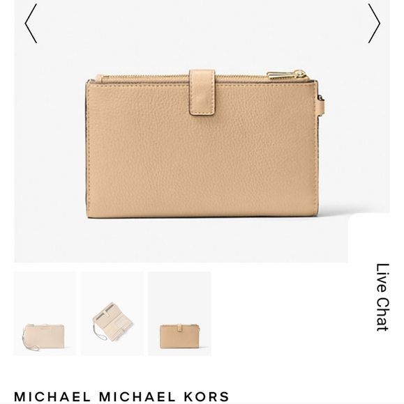 Michael Kors Adele Leather Smartphone wallet.  New - Picture 10 of 10